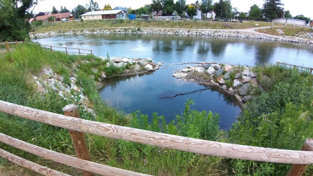 Geraumiger Wohnwagen Unter Baumen Neben Mur-Stausee Feldkirchen bei Graz Εξωτερικό φωτογραφία